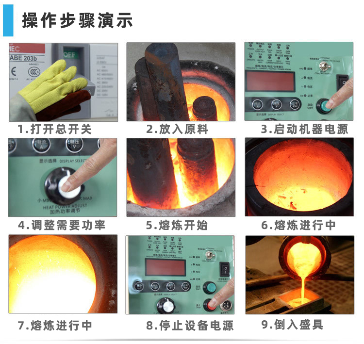 頂出升降式熔煉爐 中小型中頻熔煉電爐 (圖7) 頂出升降式熔煉爐 中小型中頻熔煉電爐 (圖7)