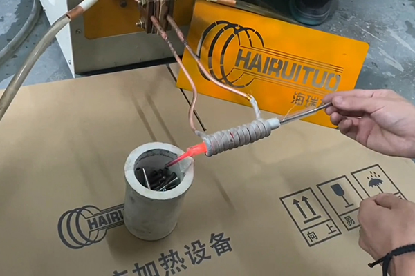 高頻退火機，高頻在線退火設(shè)備，棒料線材在線退火熱處理