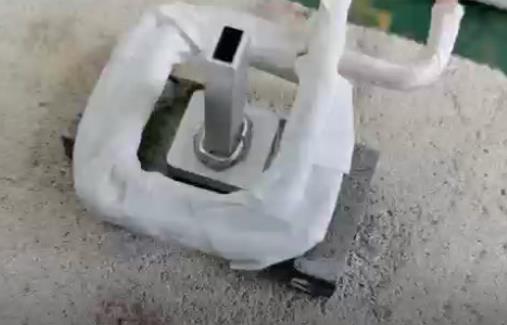 高頻焊接機鋁波導(dǎo)管感應(yīng)焊接