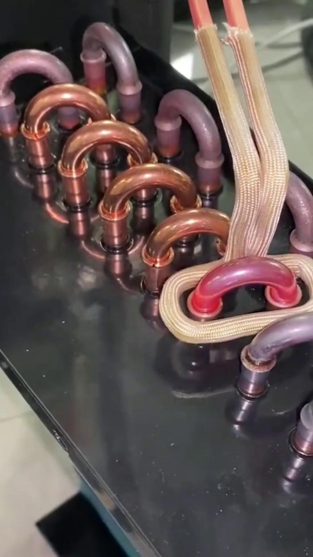 高頻釬焊空調銅管，簡單高效替代火燒 