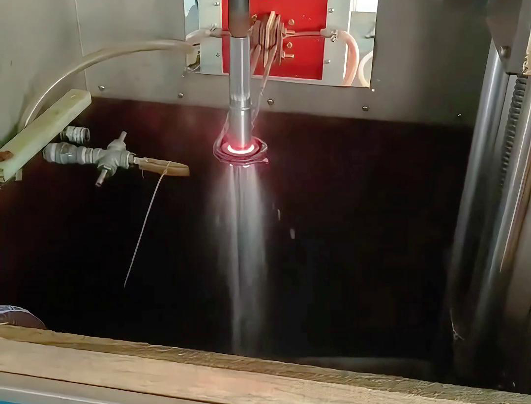 超高頻銷軸淬火，深度淺，速度快，變形量小