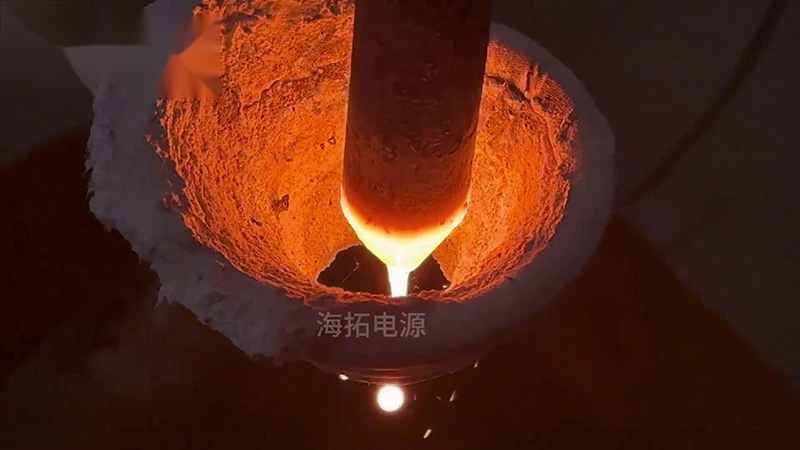 40KW的超高頻感應(yīng)加熱設(shè)備，頻率800Khz，用于加熱滴熔淬火熱處理