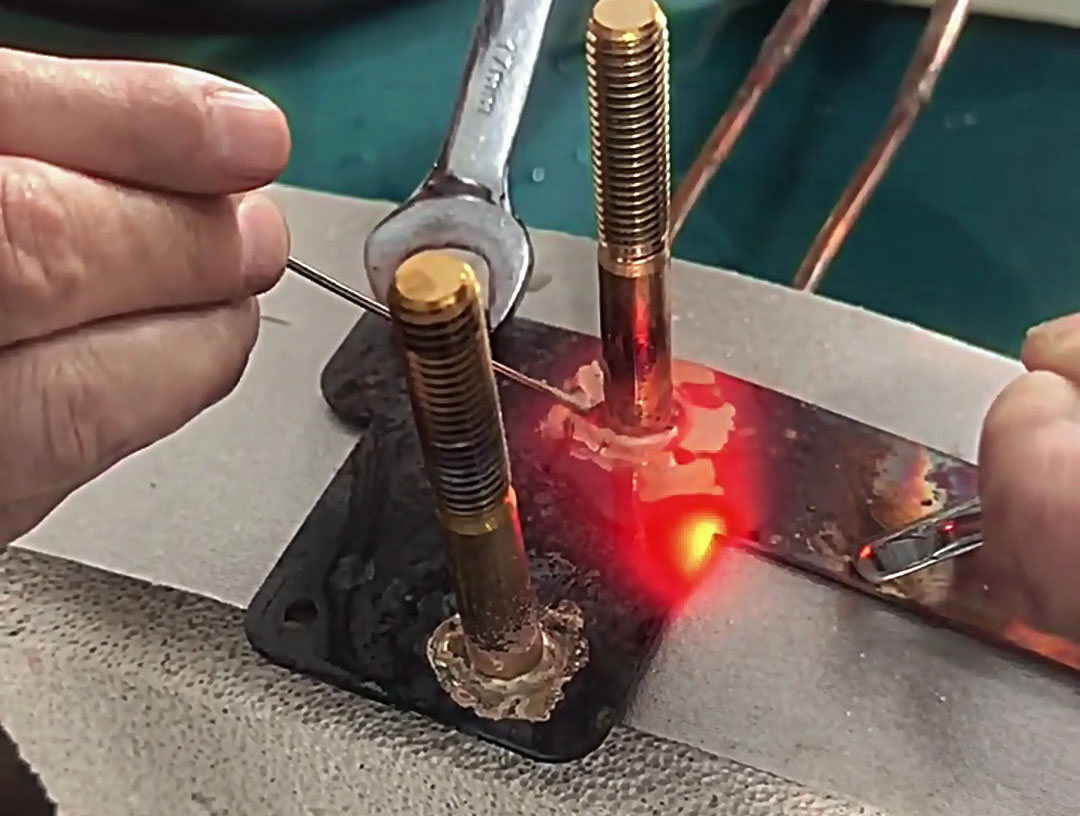 定制感應(yīng)線圈實(shí)現(xiàn)銅板與螺絲高頻精準(zhǔn)焊接：無明火、提效率、保安全(圖1)