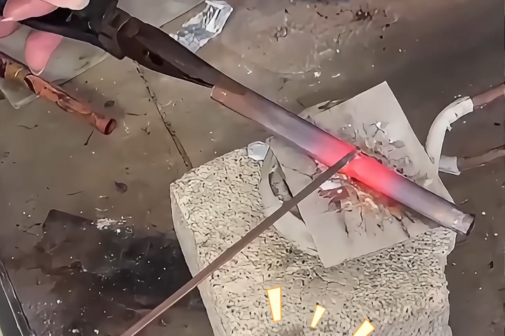 有求必應(yīng)！粉絲想看的銅管平焊來(lái)了 高頻機(jī)平焊銅管全過(guò)程