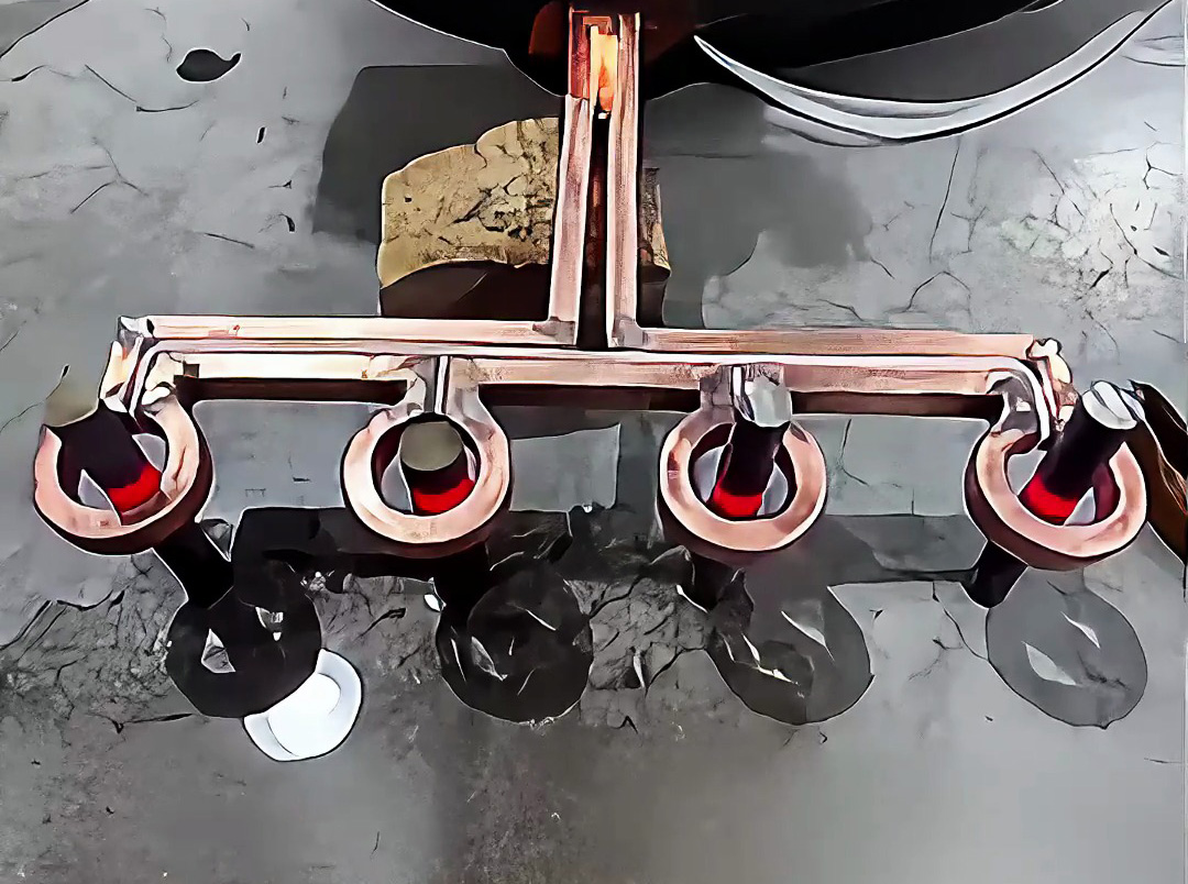 高頻機(jī)能否同時(shí)加熱四個(gè)獨(dú)立工件？當(dāng)然可以！“一拖 N” 加熱方案很常見(jiàn)