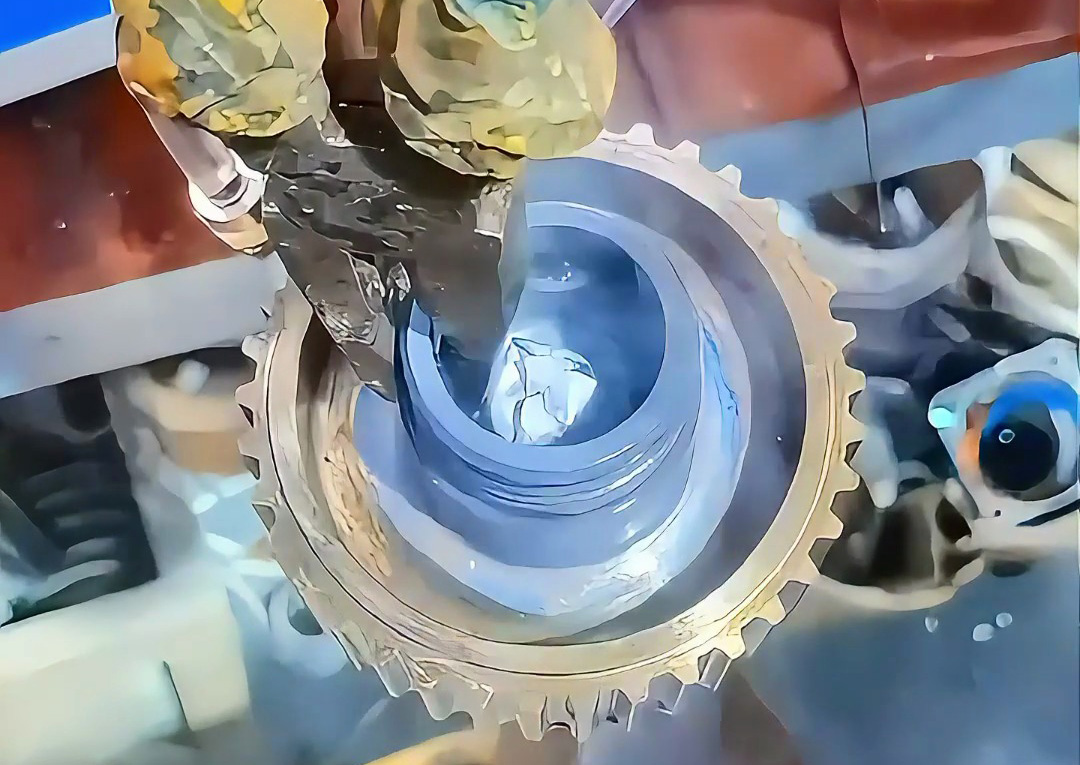齒輪內(nèi)孔淬火新突破：海瑞拓高頻淬火機(jī)，2秒硬化+壽