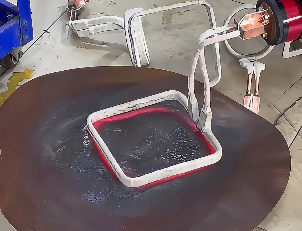 手持式高頻加熱機為啥方形工件加熱要選四方形線圈？