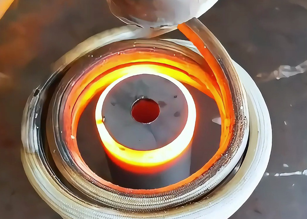 直徑30mm鋼管加熱封口，用高頻感應(yīng)加熱機直接快速加熱