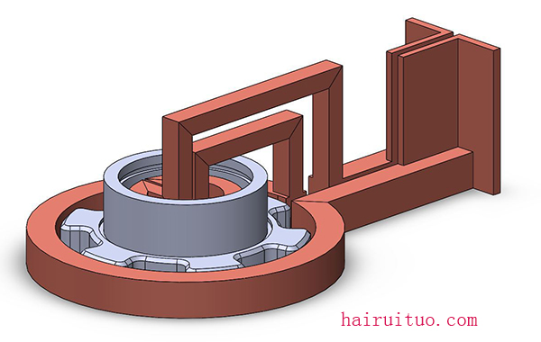 一種中頻感應加熱線圈LCR串聯(lián)電路